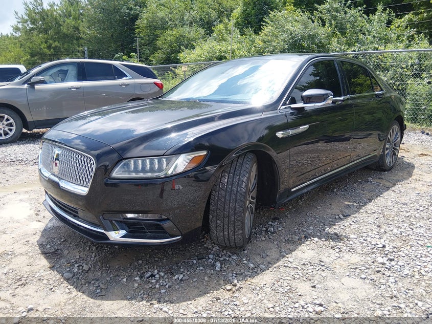 Vin: 1ln6l9nc0h5614615, lot: 46068635, lincoln continental reserve 20172