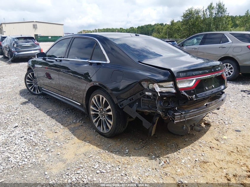 Vin: 1ln6l9nc0h5614615, lot: 46068635, lincoln continental reserve 20173