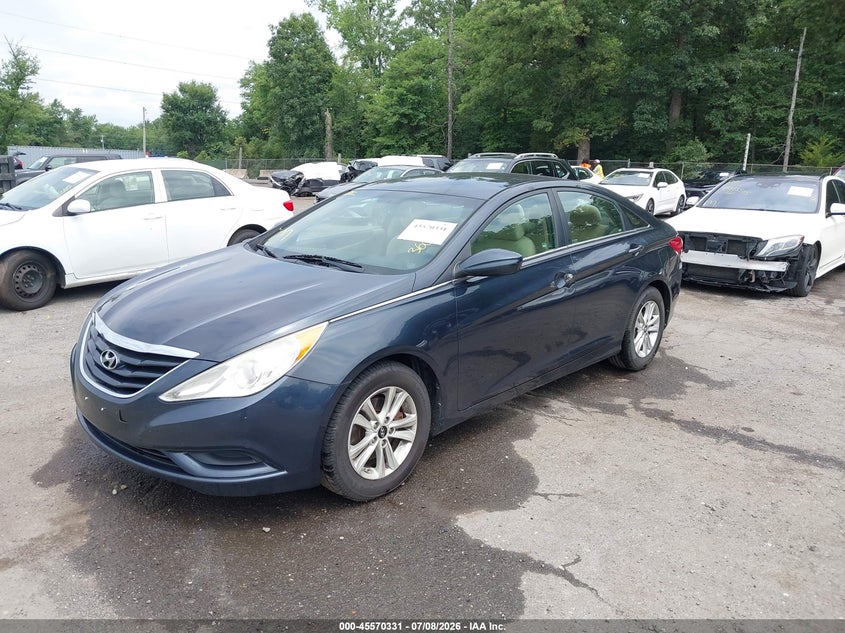 2012 Hyundai Sonata, Угон, IAAI, VIN 5NPEB4AC6CH348554 — фото 2