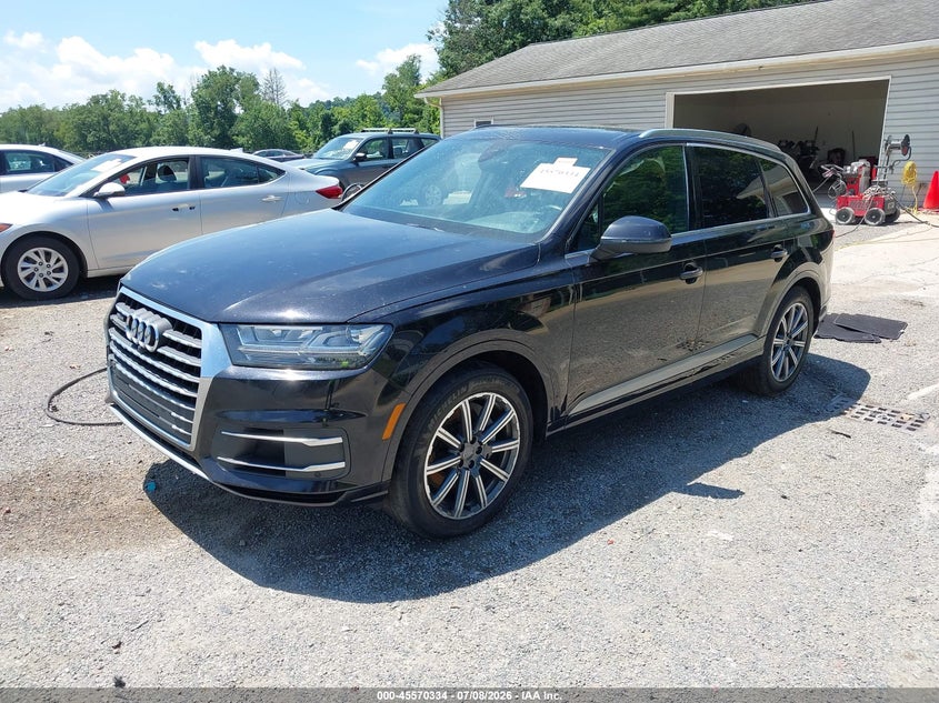 Vin: wa1laaf7xhd013695, lot: 46068663, audi q7 3.0t premium 20172