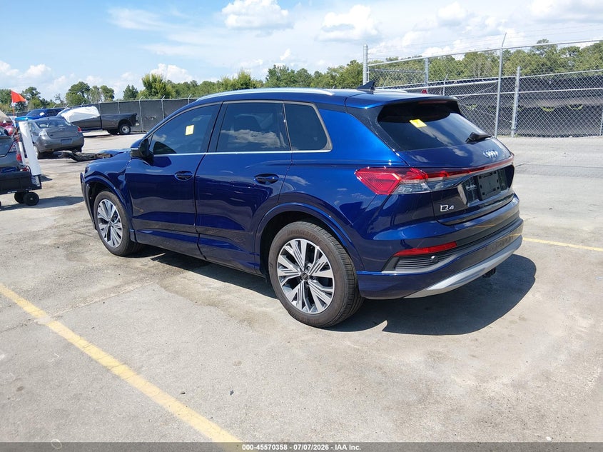 Vin: wa1b5bfz4sp062548, lot: 46068687, audi q4 e-tron premium 45 quattro 20253