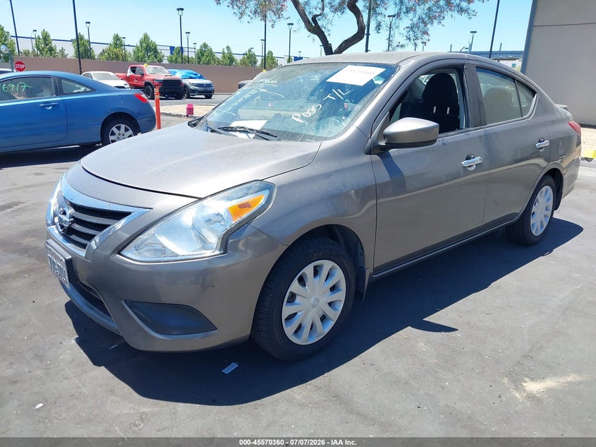 2017 Nissan Versa, Rear, IAAI, VIN 3N1CN7AP5HL882139 — photo 2
