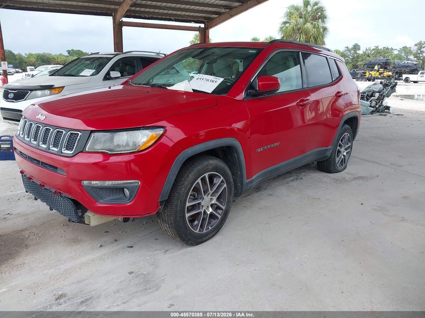 2018 Jeep Compass, Normal Wear & Tear, IAAI, VIN 3C4NJCBB4JT468451 — photo 2