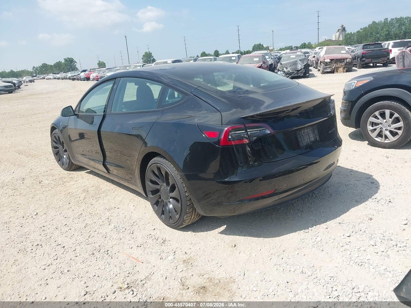Vin: 5yj3e1ec4mf991783, lot: 46068736, tesla model 3 performance dual motor all-wheel drive 20213