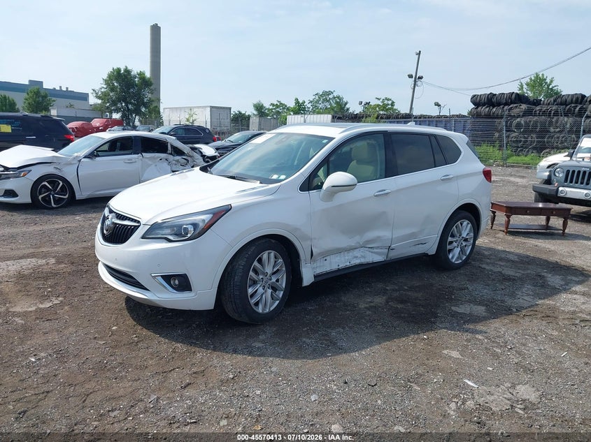 2019 Buick Envision, Левый бок, IAAI, VIN LRBFX3SX9KD019478 — фото 2