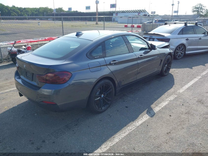 Vin: wba4j3c58jbg96569, lot: 46068768, bmw 430i gran coupe xdrive 20184