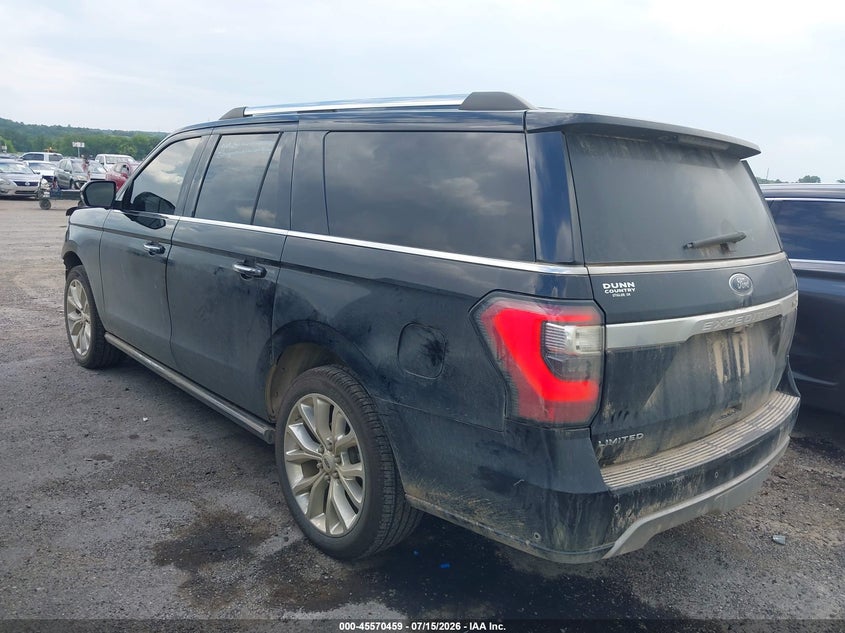 Vin: 1fmjk2at0jea18906, lot: 46068788, ford expedition max limited 20183