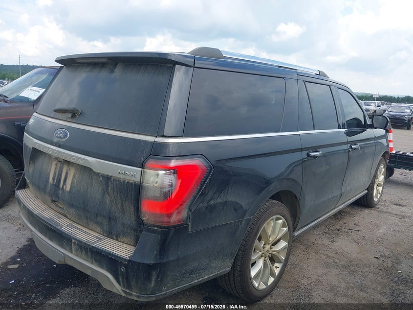 Vin: 1fmjk2at0jea18906, lot: 46068788, ford expedition max limited 20184