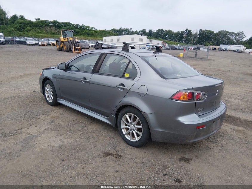 Vin: ja32v2fw4gu011215, lot: 46068825, mitsubishi lancer es 20163
