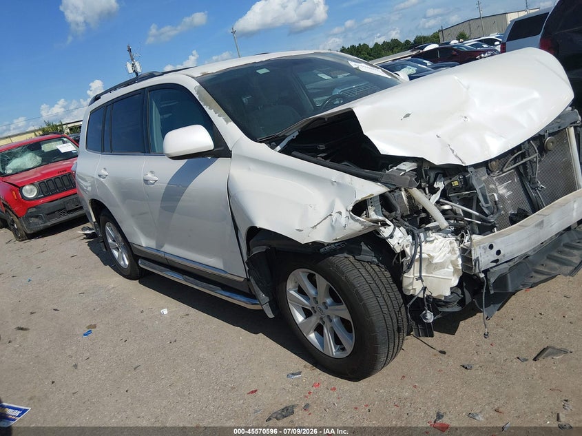 Vin: 5tdzk3eh8cs089366, lot: 46068925, toyota highlander base v6 2012 img_1