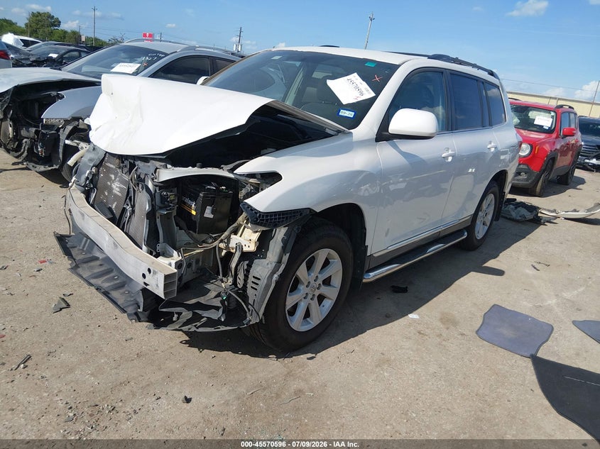 Vin: 5tdzk3eh8cs089366, lot: 46068925, toyota highlander base v6 20122