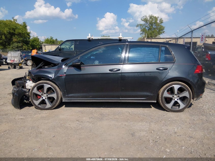 2016 Volkswagen Golf Gti Se 4-Door VIN: 3VW5T7AU6GM058528 Lot: 45570606