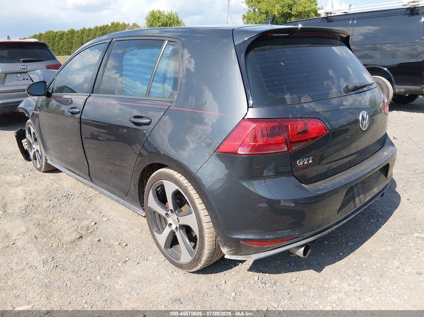 2016 VOLKSWAGEN GOLF GTI auction photo 3