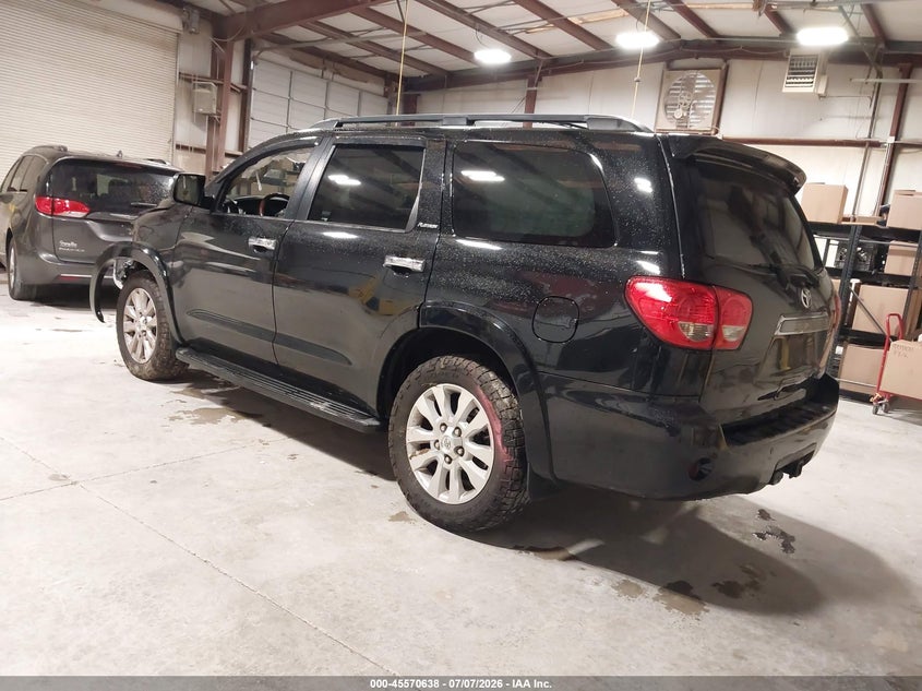 Vin: 5tdyy5g15ds048880, lot: 46068967, toyota sequoia platinum 5.7l v8 20133