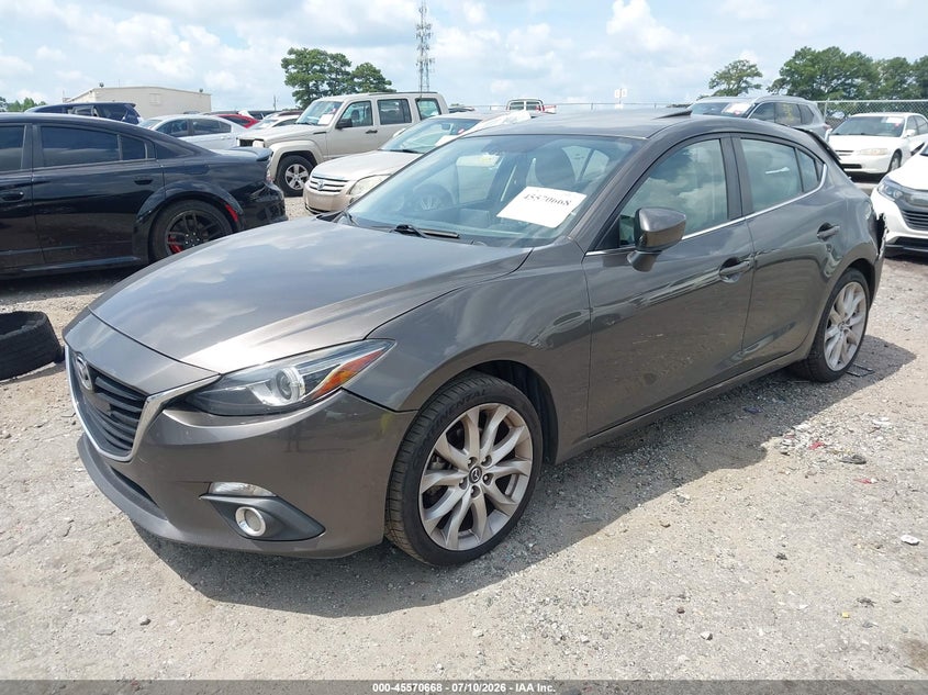 Vin: jm1bm1m3xf1231210, lot: 46068997, mazda mazda3 s grand touring 20152