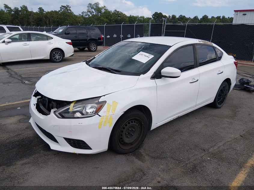 2017 Nissan Sentra, Front End, IAAI, VIN 3N1AB7AP3HY209367 — photo 2