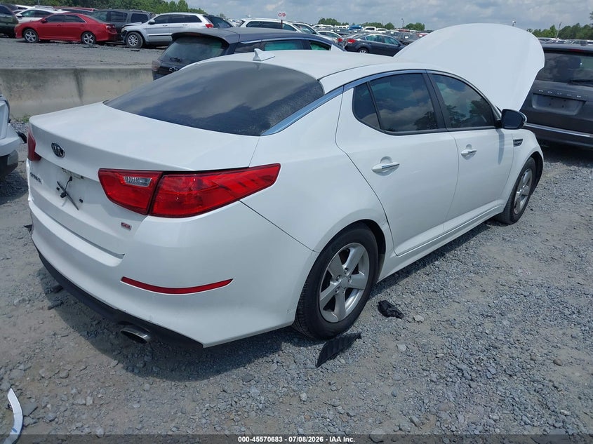 Vin: knagm4a79f5644031, lot: 46069013, kia optima lx 20154