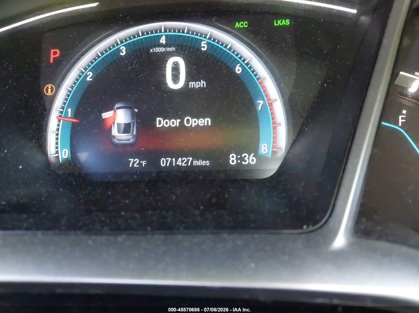 2019 HONDA CIVIC auction photo 7