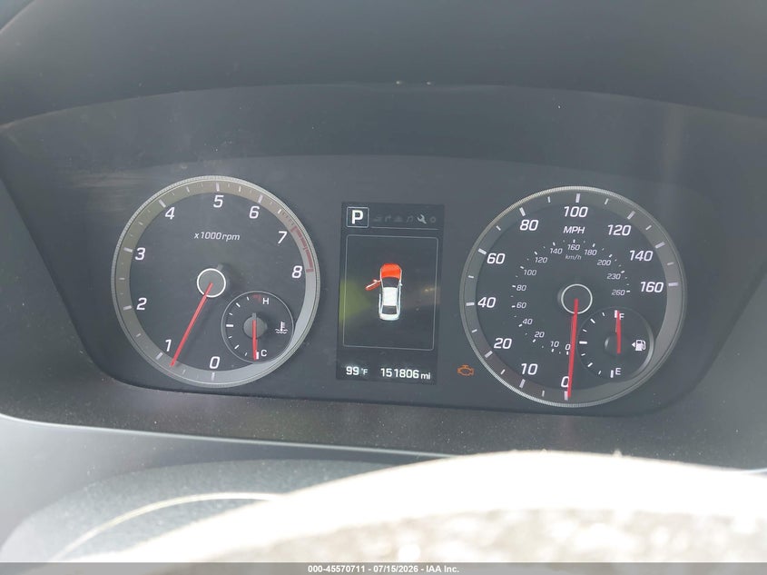 2015 HYUNDAI SONATA auction photo 7