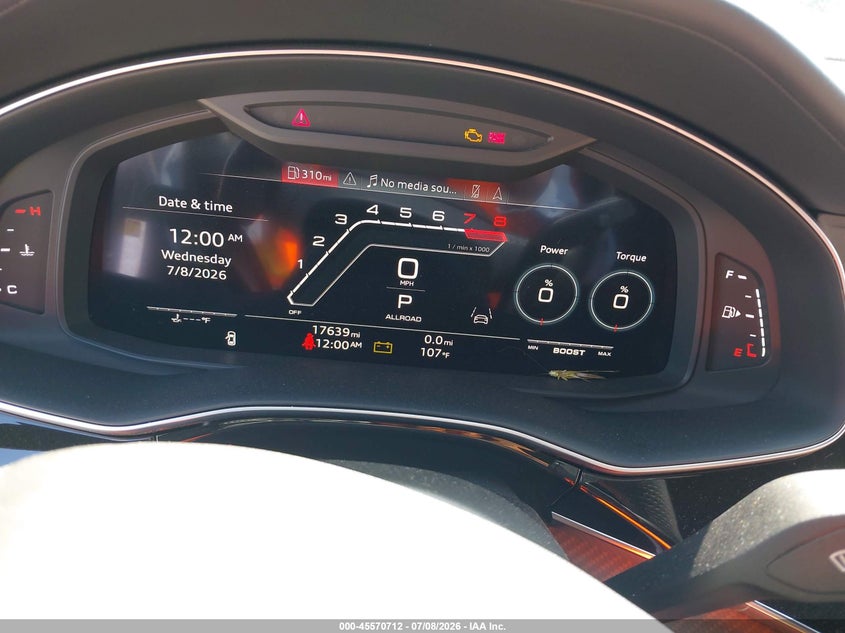 2023 Audi Rs Q8 Tfsi Quattro Tiptronic VIN: WU1ARBF18PD019682 Lot: 45570712