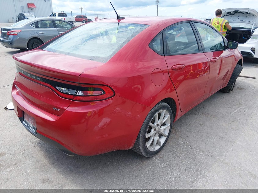 Vin: 1c3cdfba6dd340802, lot: 46069047, dodge dart sxt 20134