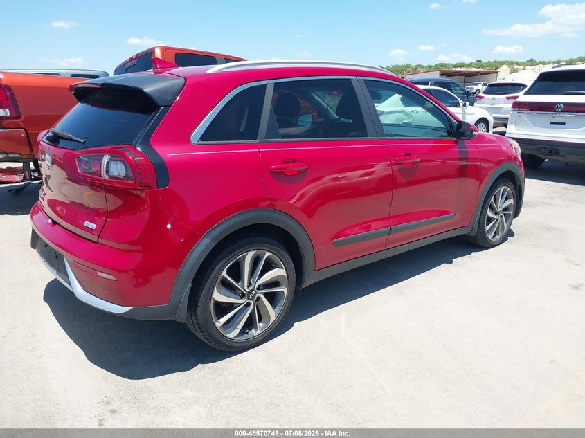 Vin: kndce3lc3j5117310, lot: 46069077, kia niro touring 20184