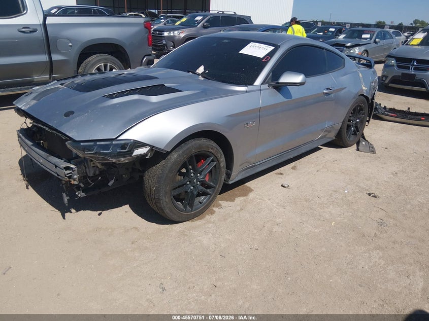 2022 Ford Mustang, All Over, IAAI, VIN 1FA6P8CF1N5142149 — photo 2