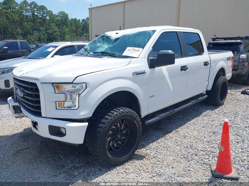 2017 Ford F-150, Front End, IAAI, VIN 1FTEW1CP9HFC80402 — photo 2