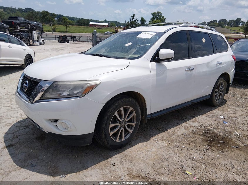 2015 NISSAN PATHFINDER auction photo 2