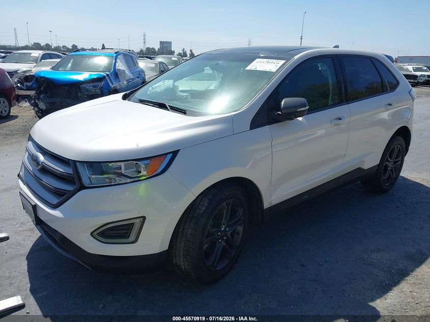 Vin: 2fmpk3j96jbb10392, lot: 46069248, ford edge sel 20182