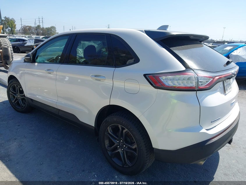 Vin: 2fmpk3j96jbb10392, lot: 46069248, ford edge sel 20183