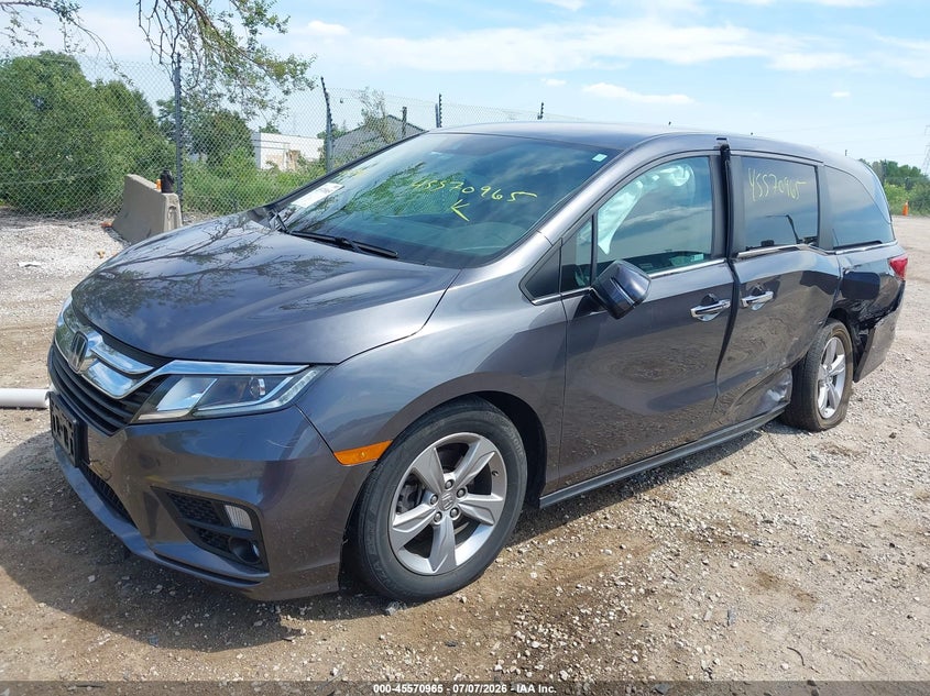 2020 Honda Odyssey, Обидва боки, IAAI, VIN 5FNRL6H53LB021206 — фото 2