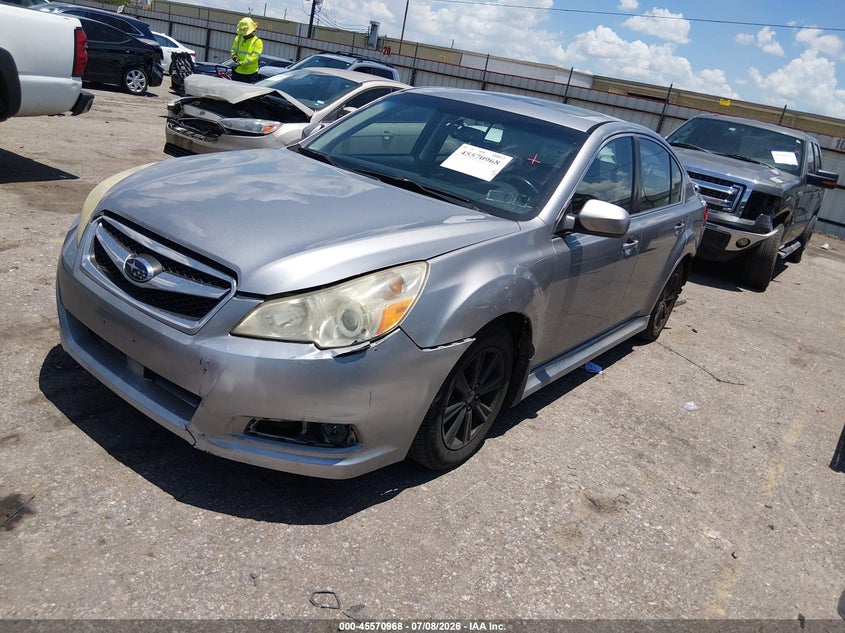 2010 Subaru Legacy, Rear, IAAI, VIN 4S3BMBG67A3245445 — photo 2