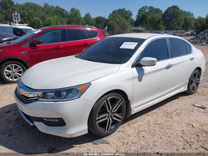 2017 Honda Accord, Лівий зад, IAAI, VIN 1HGCR2F56HA160845 — фото 2
