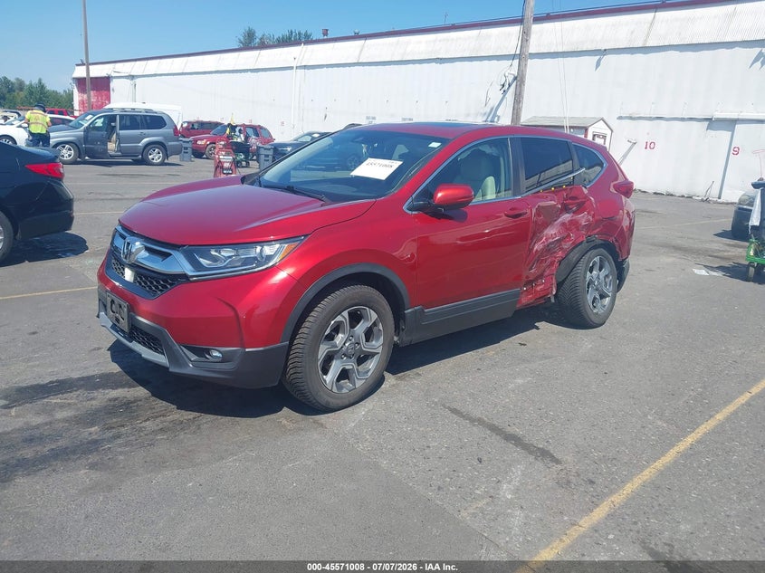 2018 Honda CR-V, Лівий бік, IAAI, VIN 2HKRW2H88JH694680 — фото 2