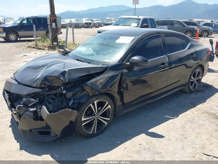 2020 Nissan Sentra, Front End, IAAI, VIN 3N1AB8DV5LY218712 — photo 2