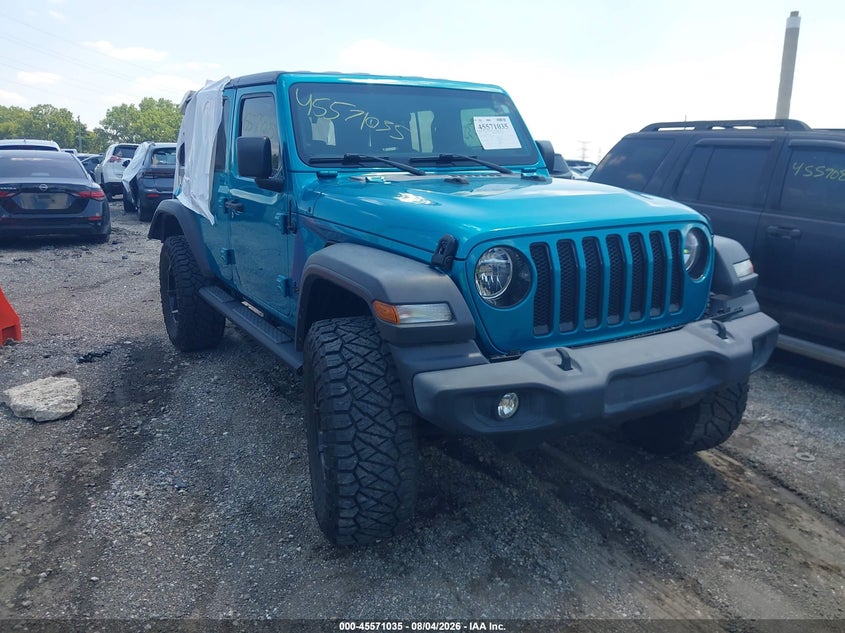 Vin: 1c4hjxdg1lw332790, lot: 46069364, jeep wrangler unlimited sport altitude 4x4 20201