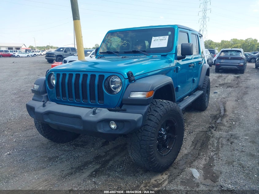Vin: 1c4hjxdg1lw332790, lot: 46069364, jeep wrangler unlimited sport altitude 4x4 20202