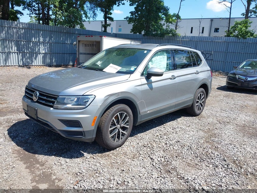 2021 Volkswagen Tiguan 2.0T Se/2.0T Se R-Line Black/2.0T Sel, Оба бока, IAAI, VIN 3VV2B7AX2MM089825 — фото 2