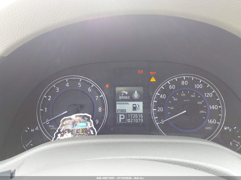 2011 Infiniti G37 Journey VIN: JN1CV6AP3BM505722 Lot: 45571051