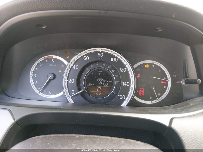 2014 HONDA ACCORD auction photo 7