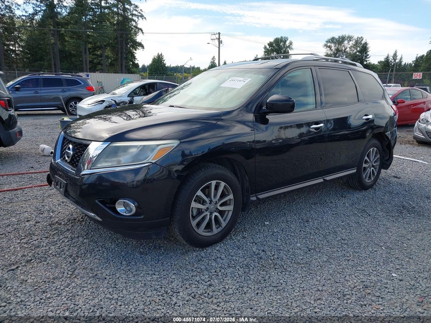 Vin: 5n1ar2mm6fc664597, lot: 46069403, nissan pathfinder sv 20152