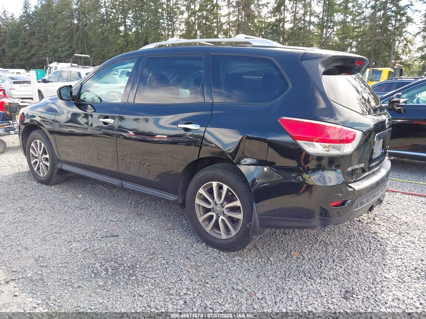 Vin: 5n1ar2mm6fc664597, lot: 46069403, nissan pathfinder sv 20153
