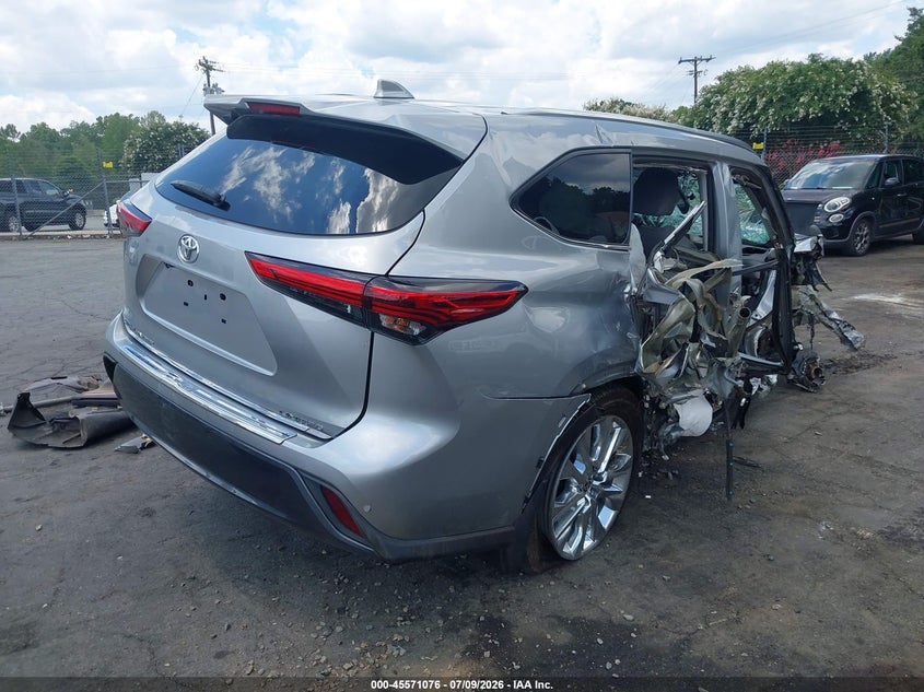 Vin: 5tdyzrah4ls024319, lot: 46069405, toyota highlander limited 20204