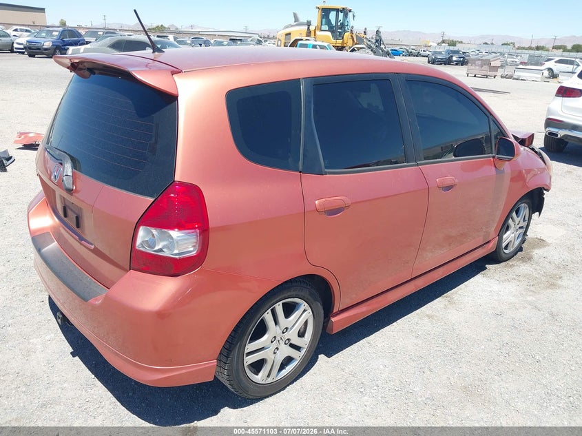 2007 HONDA FIT auction photo 4
