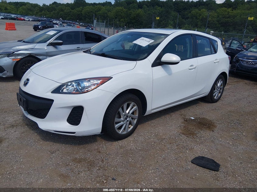 Vin: jm1bl1l78d1818249, lot: 46069447, mazda mazda3 i touring 20132