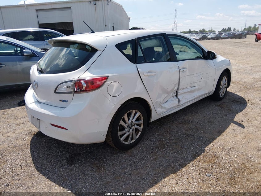 Vin: jm1bl1l78d1818249, lot: 46069447, mazda mazda3 i touring 20134