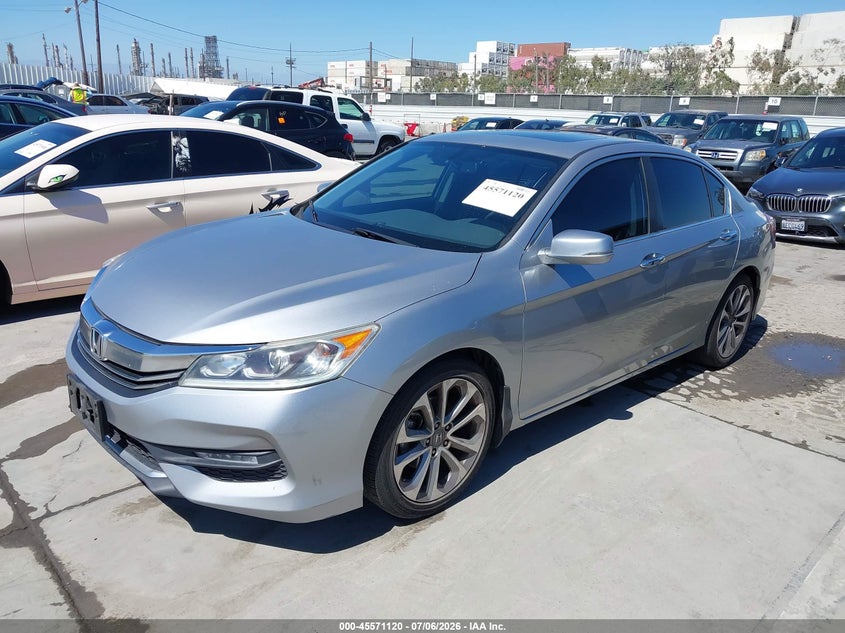 1HGCR2F87GA083069 2016 HONDA ACCORD EX-L photo 1