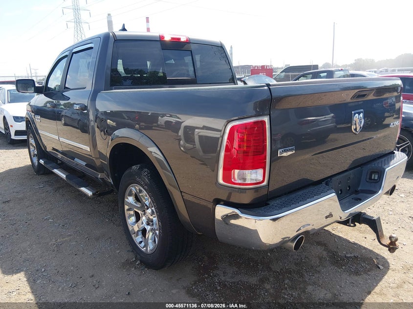 Vin: 1c6rr7nt2js159124, lot: 46069465, ram 1500 laramie  4x4 5'7 box 20183