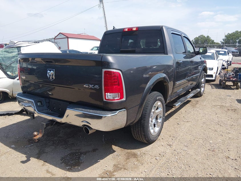 Vin: 1c6rr7nt2js159124, lot: 46069465, ram 1500 laramie  4x4 5'7 box 20184